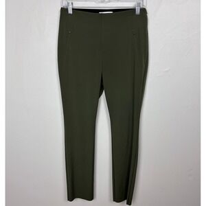 Banana Republic Standard Leggings Olive Green Zip Pocket Practical Size 8P